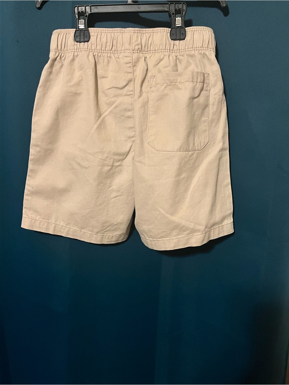 Kids Elastic-Waist Beige Shorts